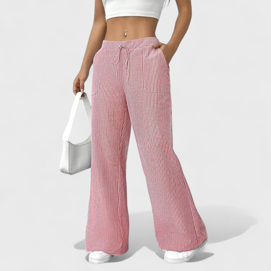 Dominique - Udobne Široke Hlače