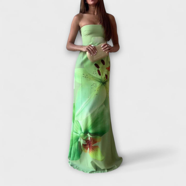 Zephyra - Stilske Maxi Obleke z Odkritimi Rameni