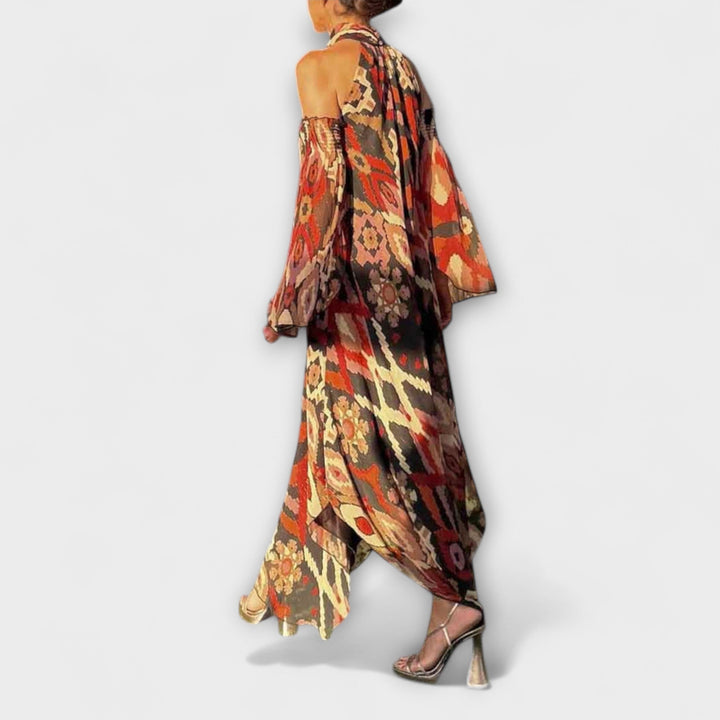 Monroe - Maxi obleka, navdihnjena z boho stilom