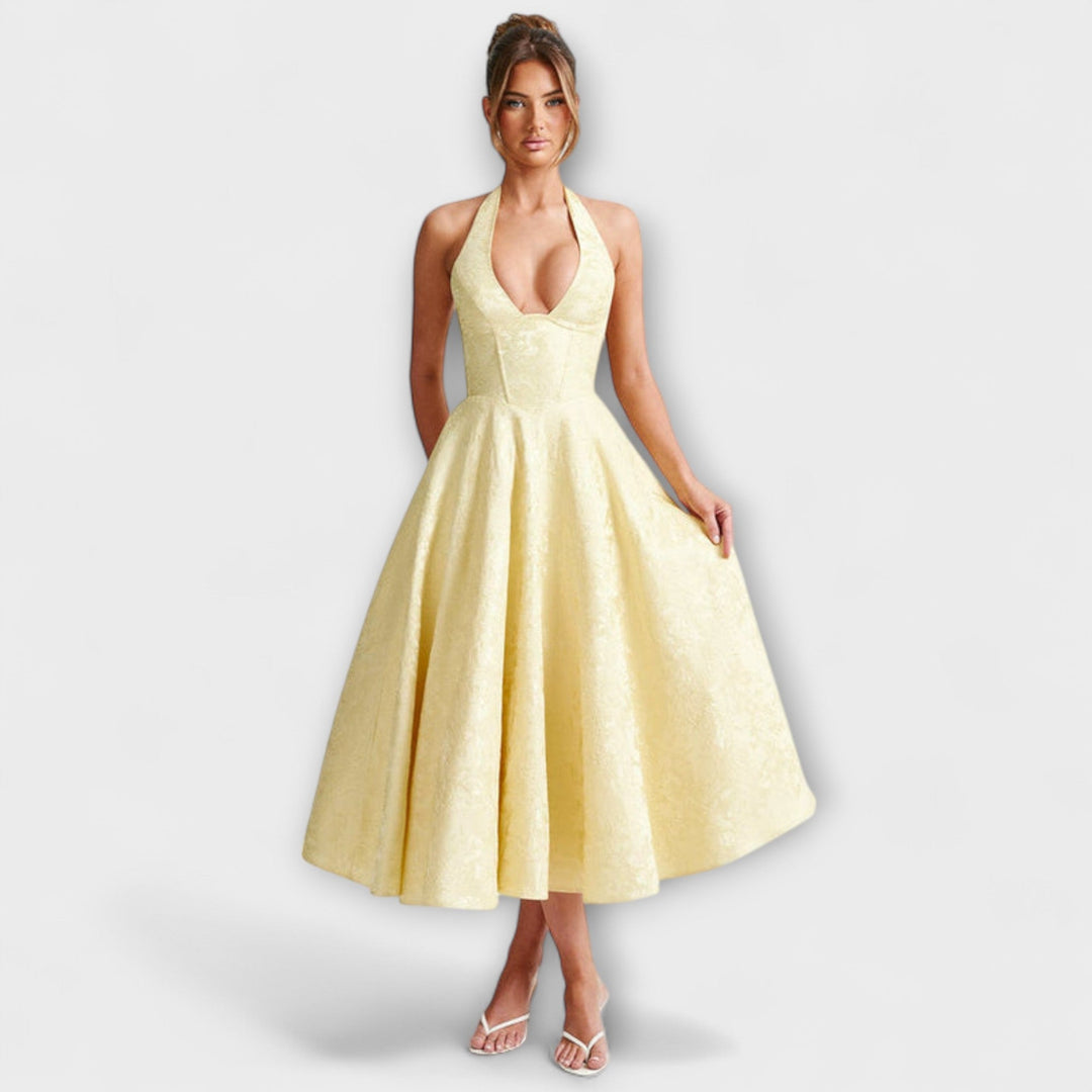 Catalina - Očarljiva Midi Obleka