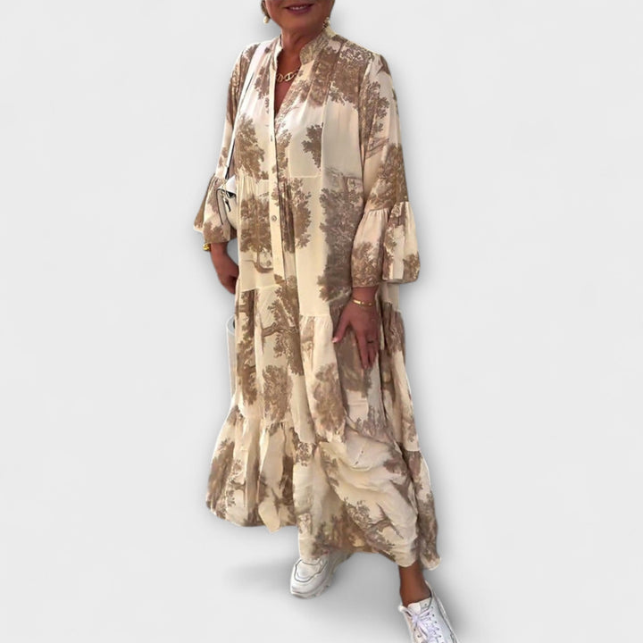 Nerina - Elegantne cvetlične maksi obleke