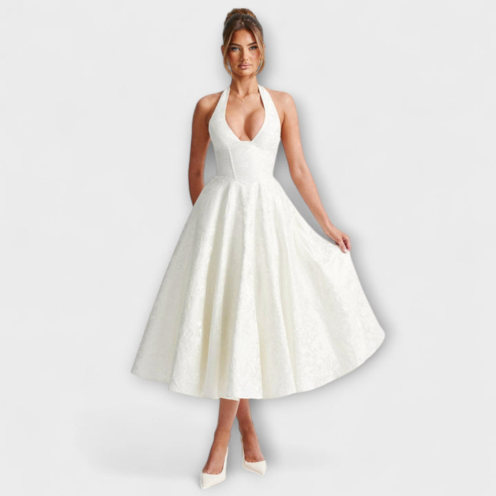 Catalina - Romantične Midi Oblačila