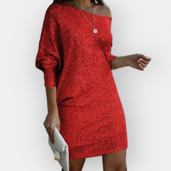 Lana - Večerna Obleka s Bleščicami