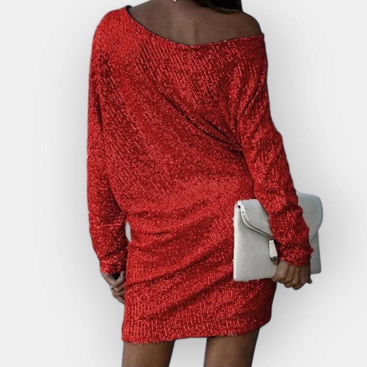 Lana - Večerna Obleka s Bleščicami