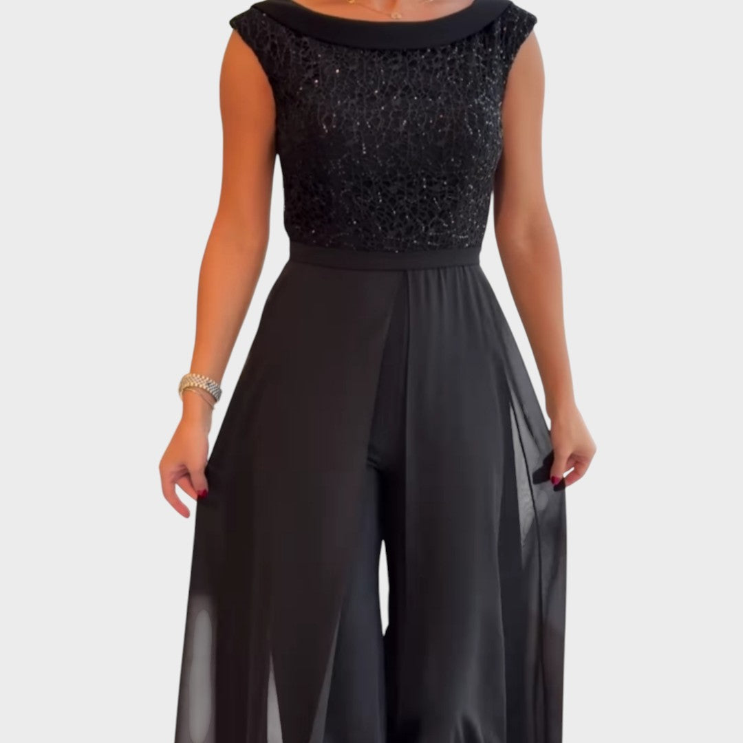 Lina - Stilski Večerni Kombinezon