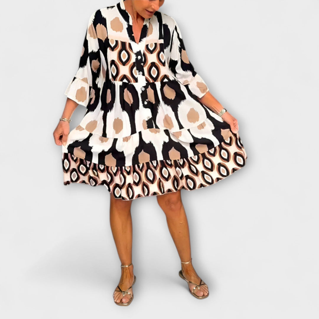 Lavira - Chic Midi Oblačilo