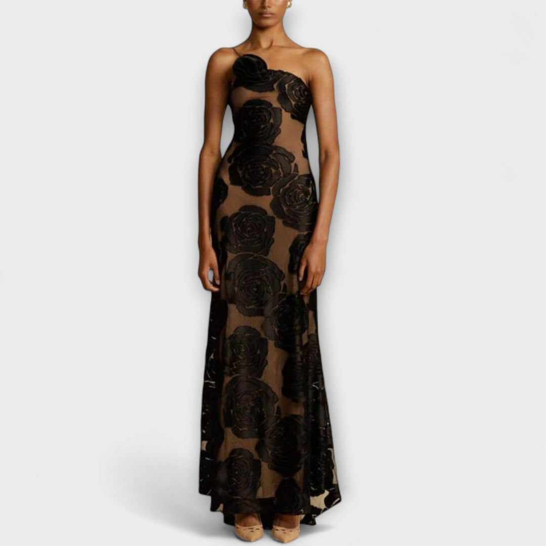 Sara - Cvečne Maxi Obleke