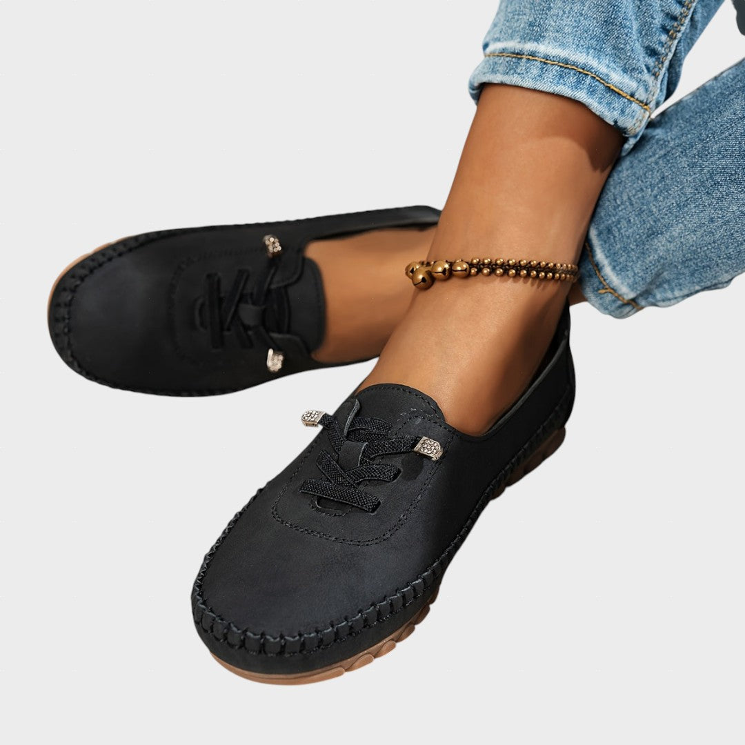 Sara – Mehak Mokasin s Polno Podporo za Občutljive Noge