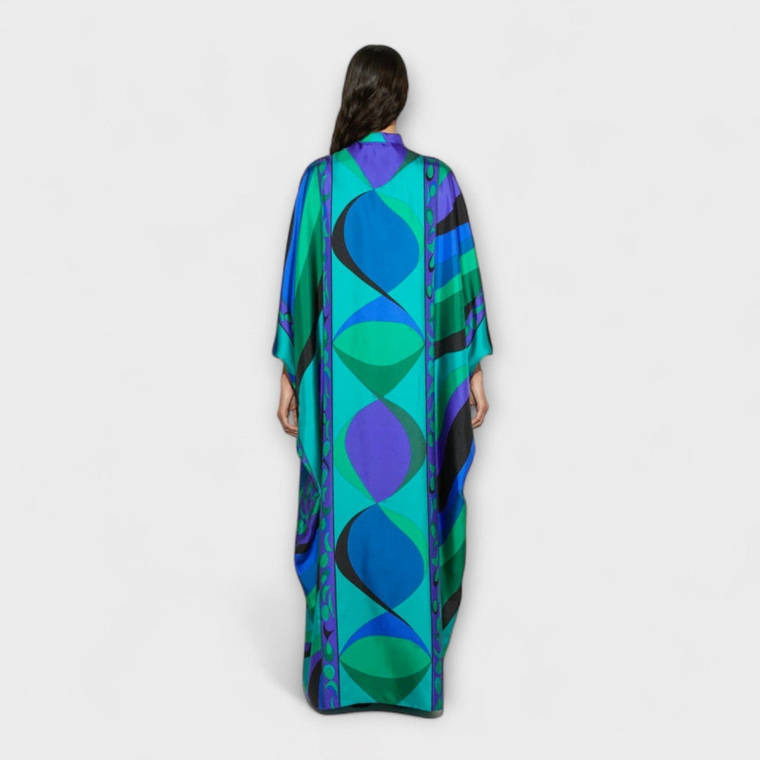 Harper - Vibrantni Psihadelčni Kaftan