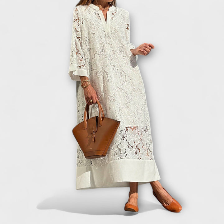 Valmere - Obleka z vezenjem Dahlia