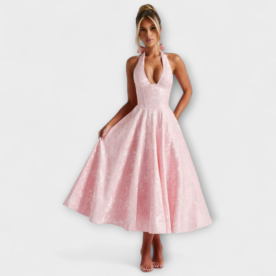 Catalina - Očarljiva Midi Obleka