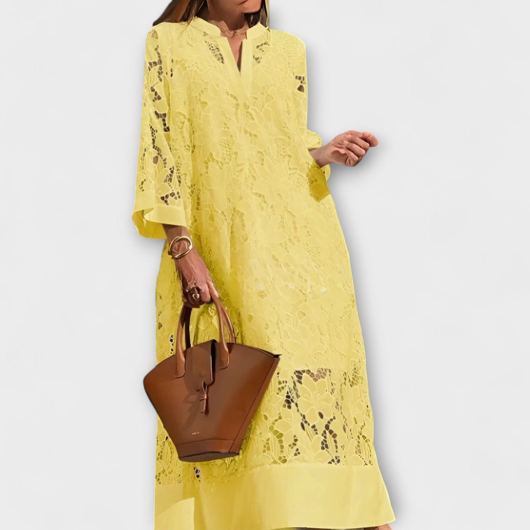 Valmere - Obleka z vezenjem Dahlia