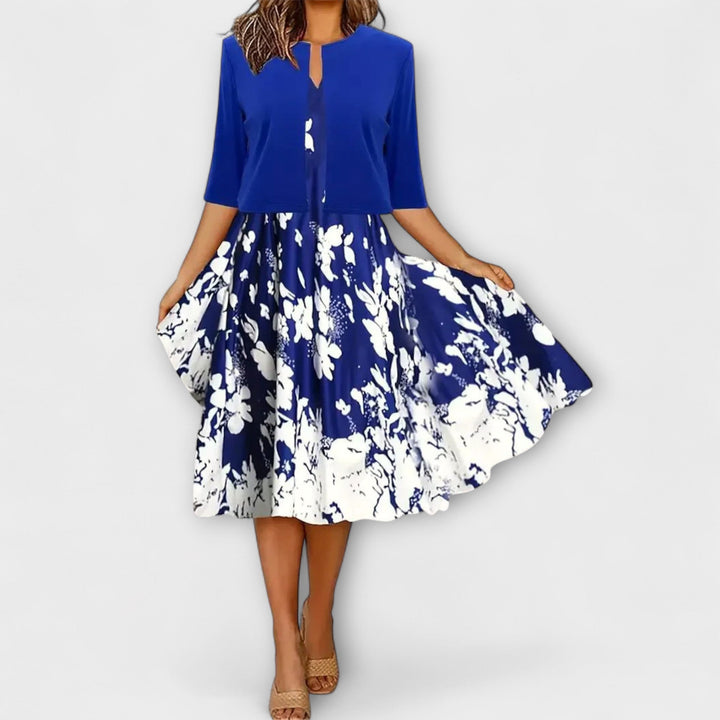 Ženske midi obleke s blazerjem