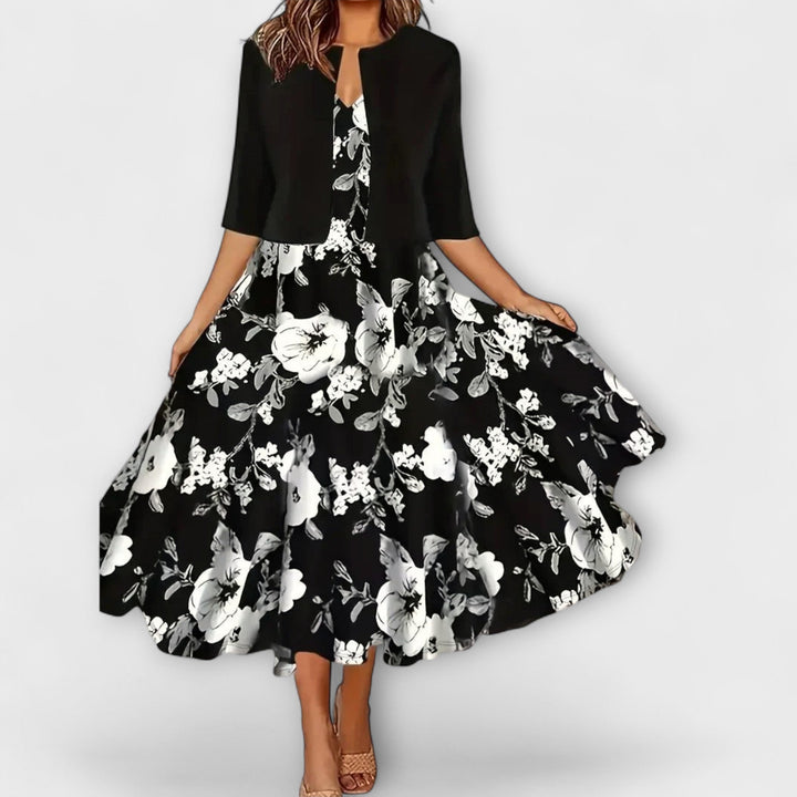 Ženske midi obleke s blazerjem