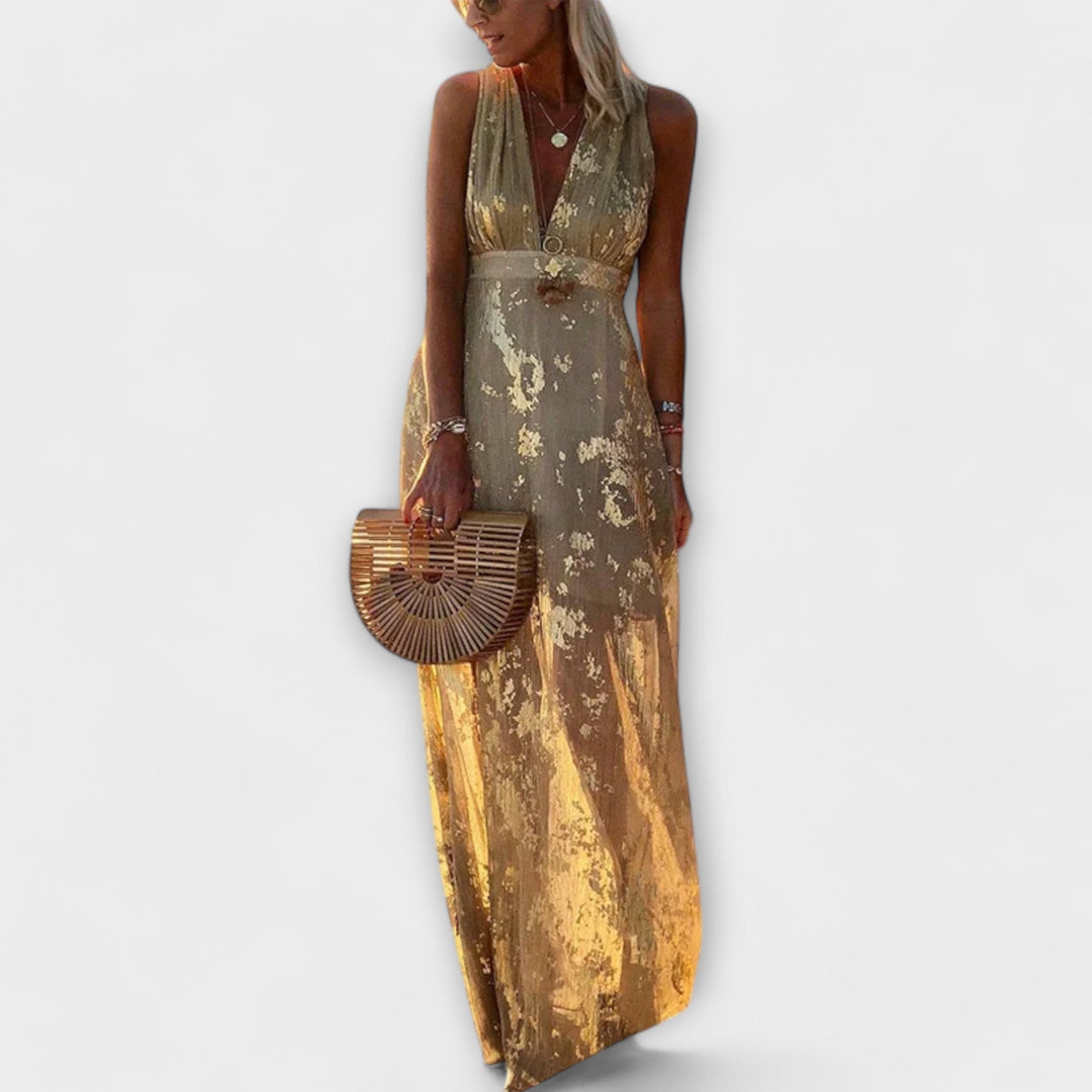 Oblačila s V-izrezom in detajli iz bleščic