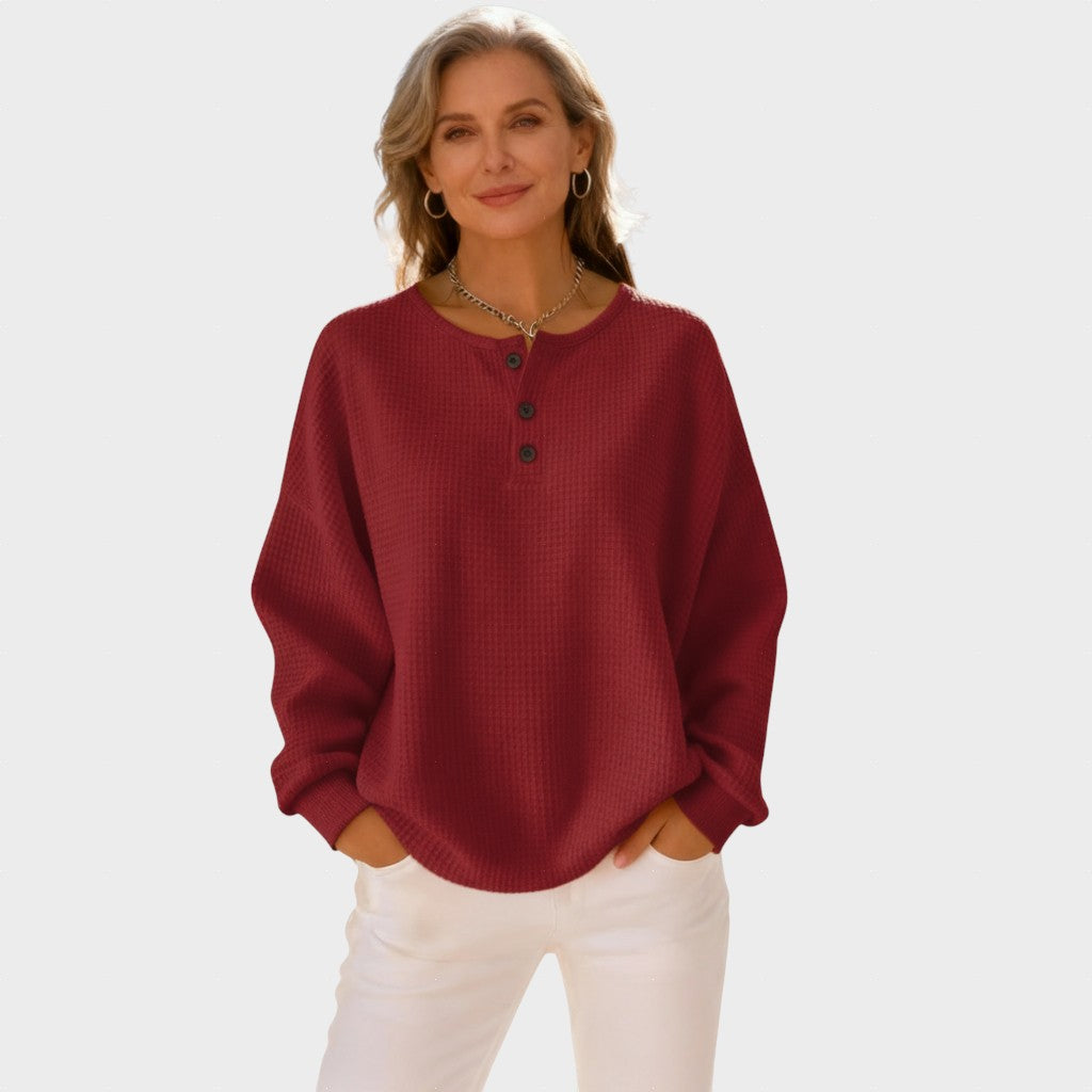 Mia - Udobna Henley Majica