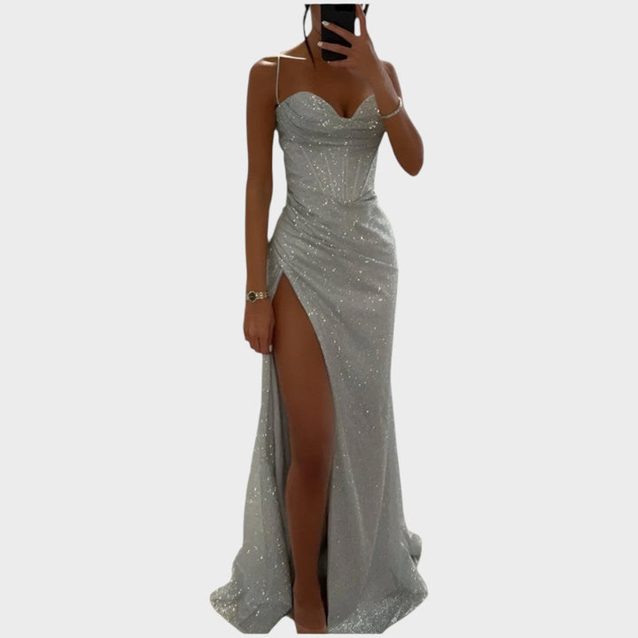 Nika - Elegantna Maxi Obleka